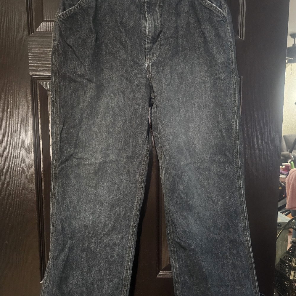 Old Navy Men's Dark Gray Relaxed Jeans